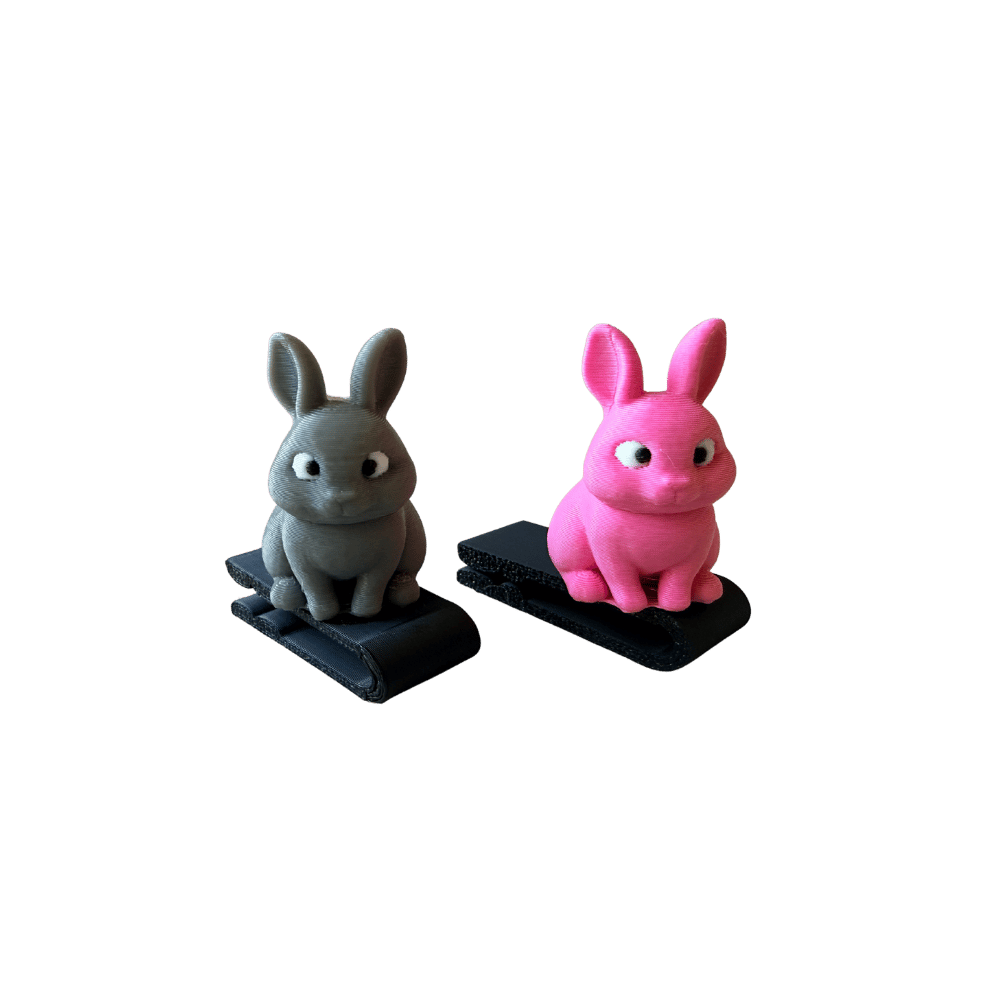 Clover the Bunny BrimPet hat clip