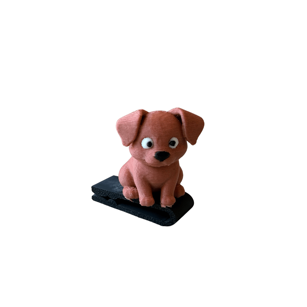 Jeffrey the Dog BrimPet hat clip