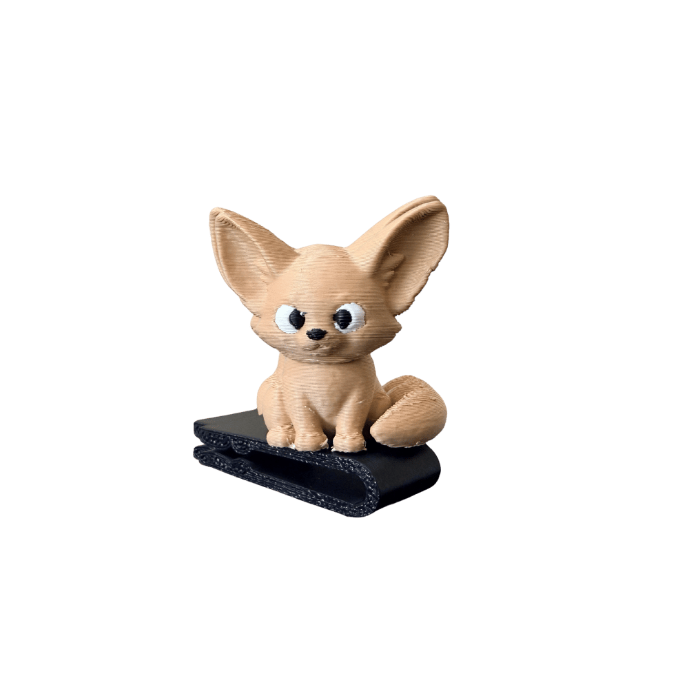 Thistle the Fennec Fox BrimPet hat clip