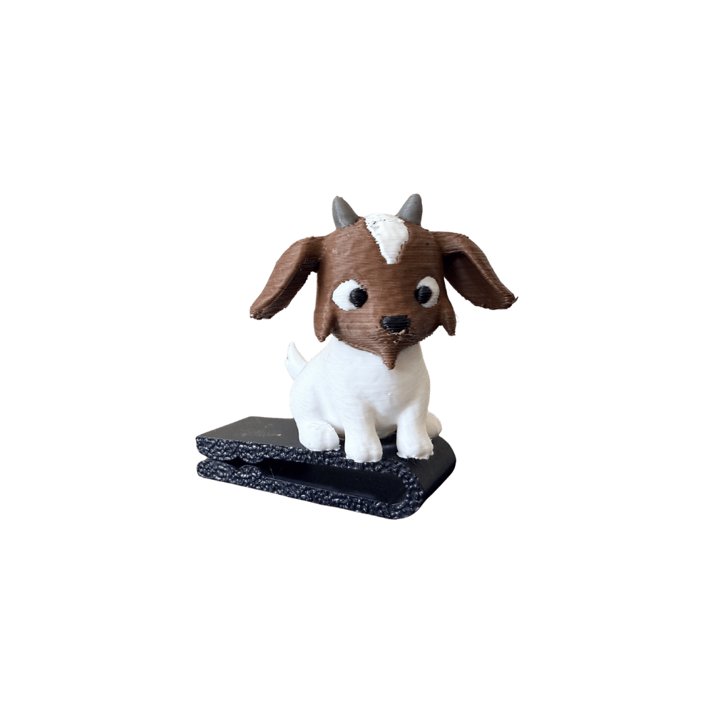 Hazard the Goat BrimPet hat clip